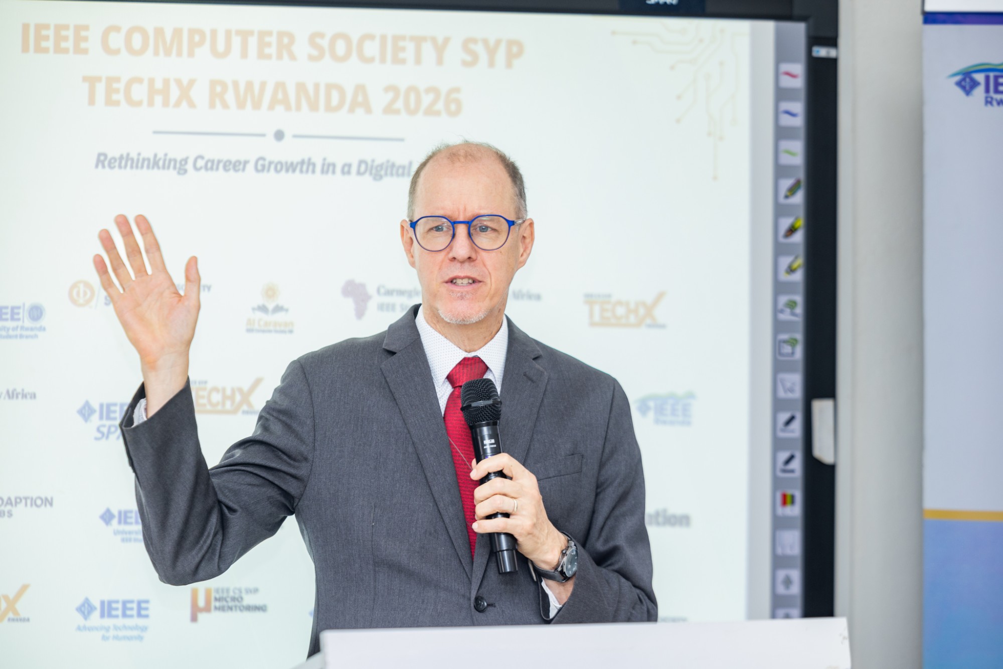 Keynote speaker at TechX Rwanda 2026