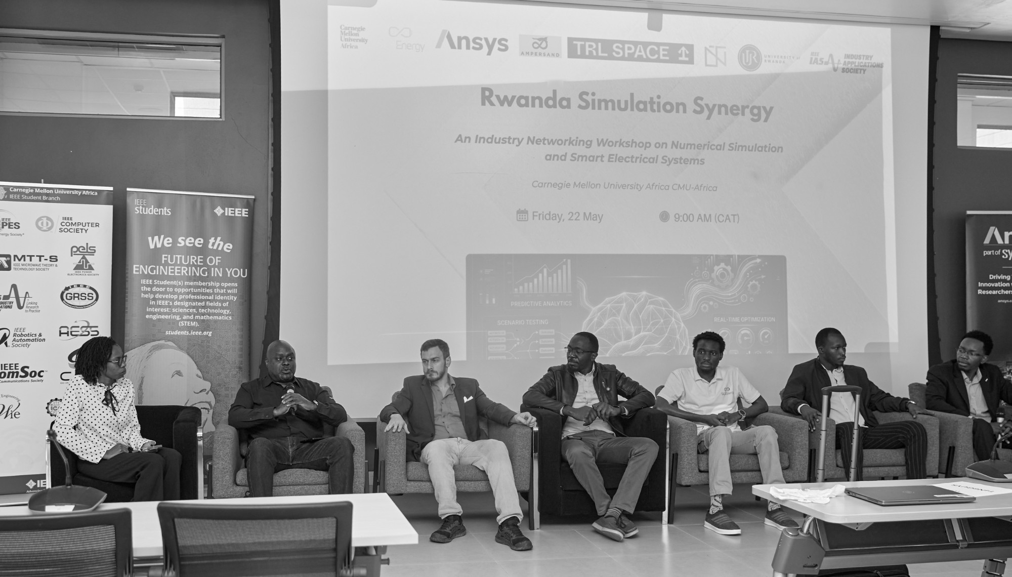 Panel discussion at the Rwanda Simulation Synergy workshop
